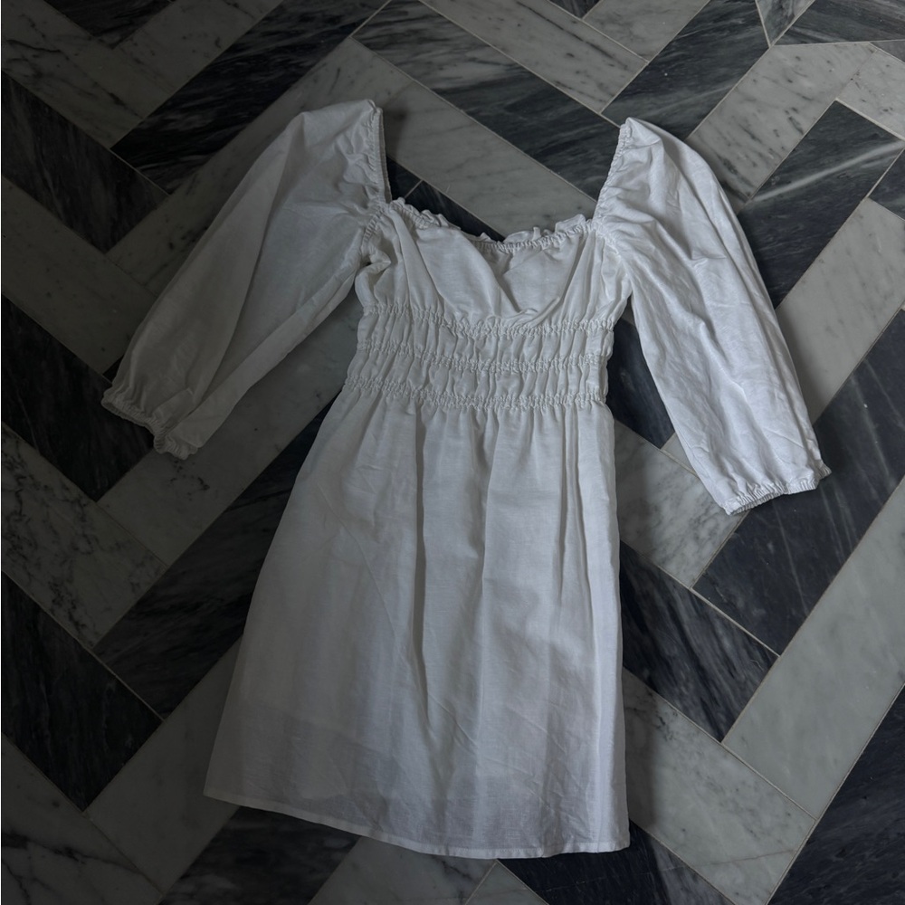 Smocked Mini Dress